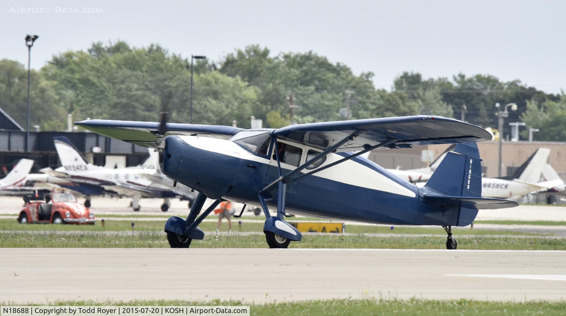 N18688, 1939 Fairchild 24R-46 C/N W-101, Airventure 2015