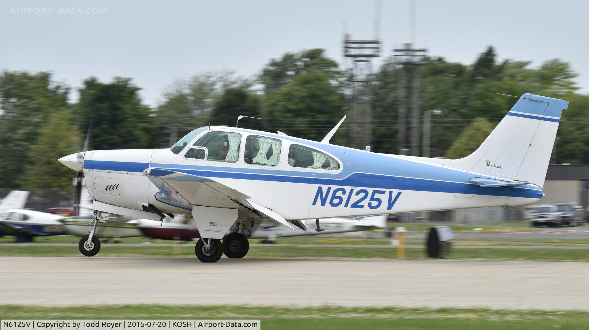 N6125V, 1965 Beech 35-C33 Debonair C/N CD-857, Airventure 2015