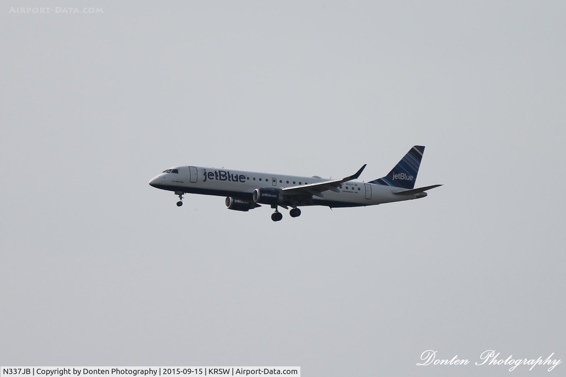 N337JB, Embraer ERJ-190-100 IGW 190AR C/N 19000473, JetBlue Flight 1251 (N337JB) 