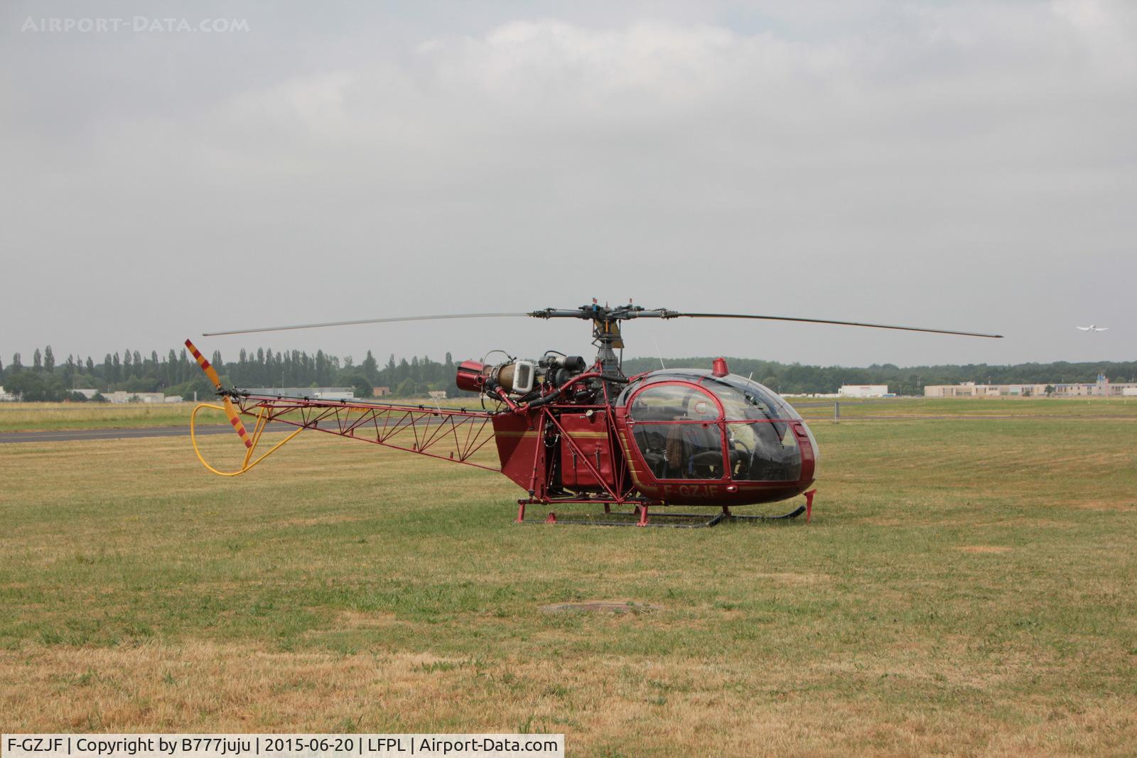 F-GZJF, Sud SE-3130 Alouette II C/N 1865/C499, at Logne