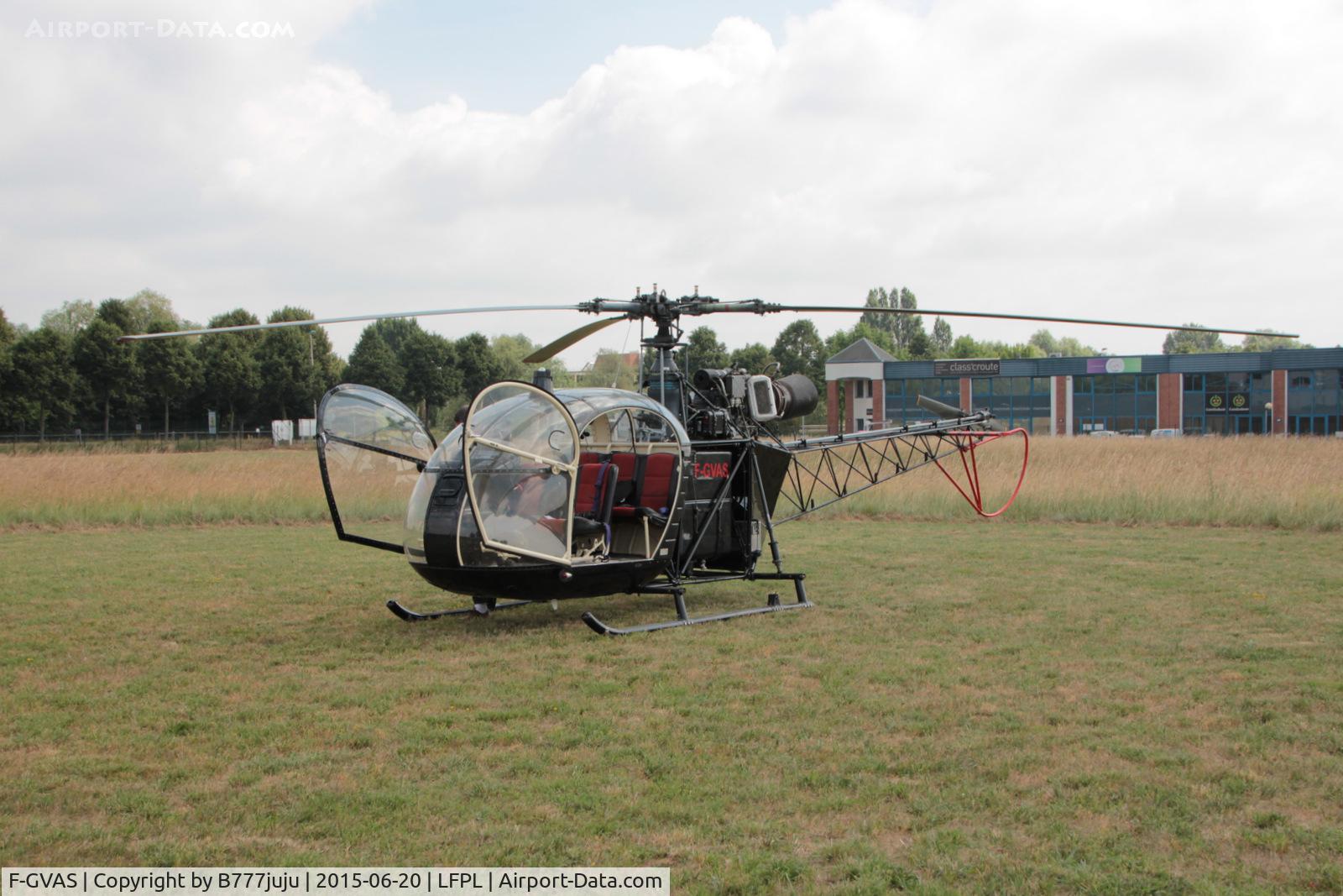 F-GVAS, Aerospatiale SE-313B Alouette II C/N 1060, new peint