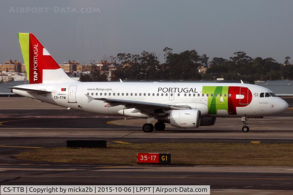 CS-TTB, 1997 Airbus A319-111 C/N 755, Taxiing