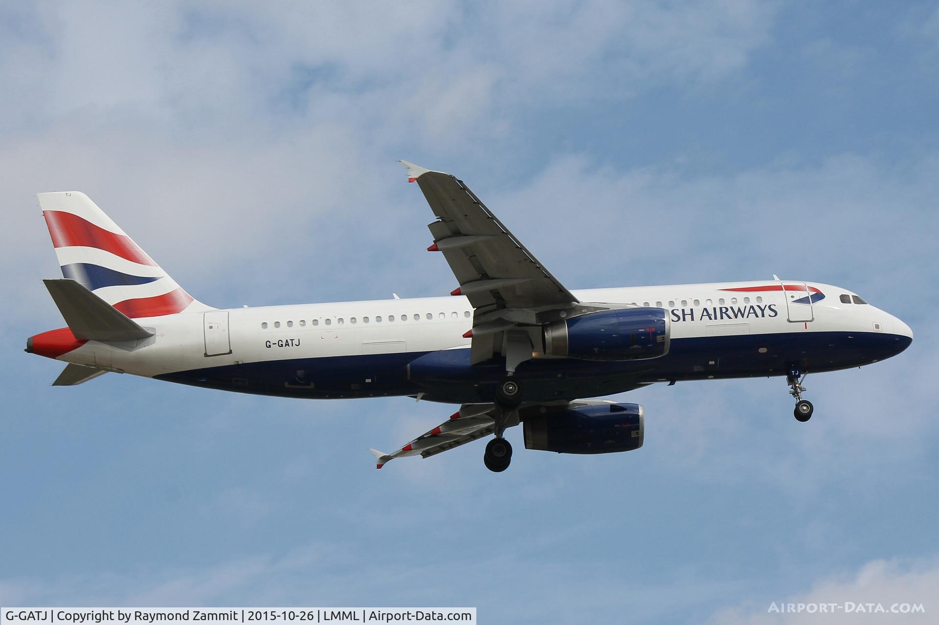 G-GATJ, 2001 Airbus A320-233 C/N 1509, A320 G-GATJ British Airways