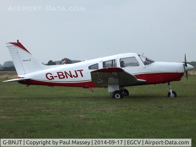 G-BNJT, 1981 Piper PA-28-161 Cherokee Warrior II C/N 28-8116184, Visitor to Sleap Airfield.EX:-N8360T