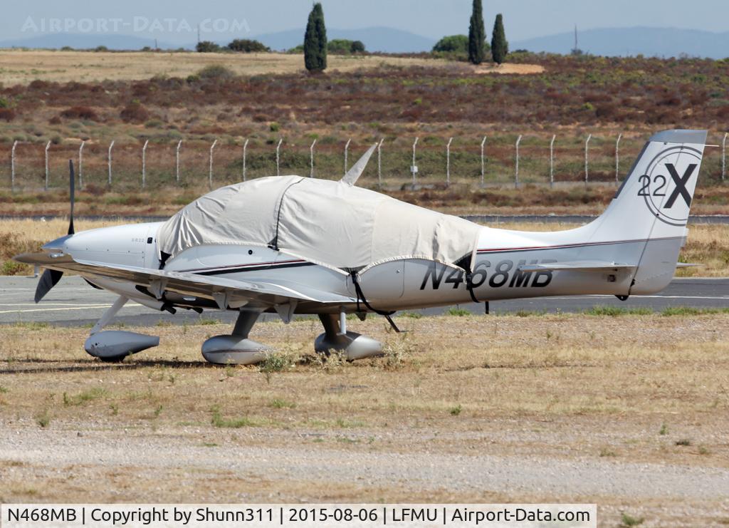 N468MB, Cirrus SR22 C/N 3679, Parked at the General Aviation area...