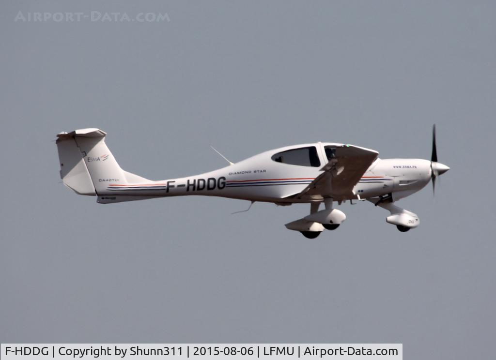 F-HDDG, 2006 Diamond DA-40D Diamond Star C/N D4.180, Passing above rwy for exercices...