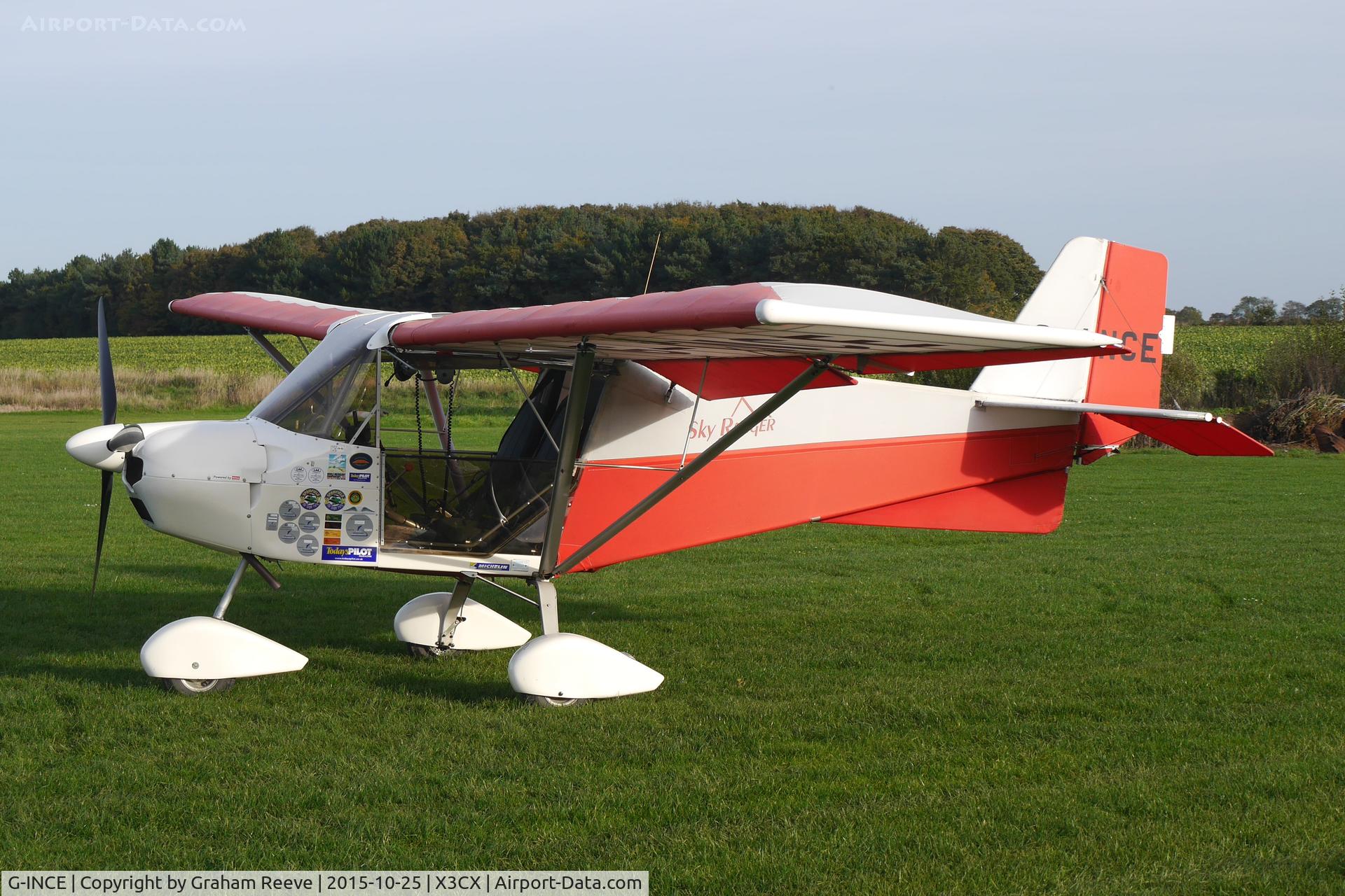 G-INCE, 2003 Best Off Skyranger 912(2) C/N BMAA/HB/270, Parked at Northrepps.