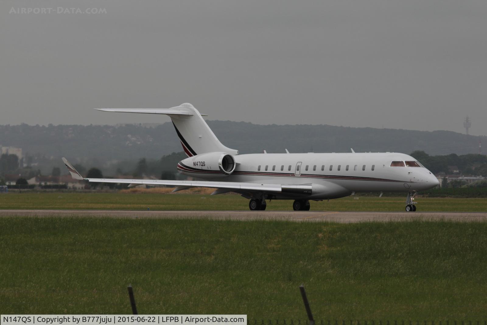 N147QS, 2014 Bombardier BD-700-1A10 Global 6000 C/N 9632, at Le Bourget