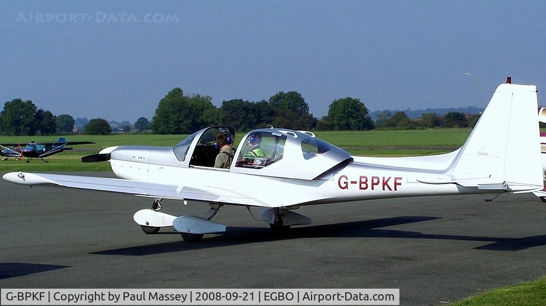 G-BPKF, 1988 Grob G-115 C/N 8075, Visitor to EGBO.EX:-D-EGVV.Swiftair Maintenance.