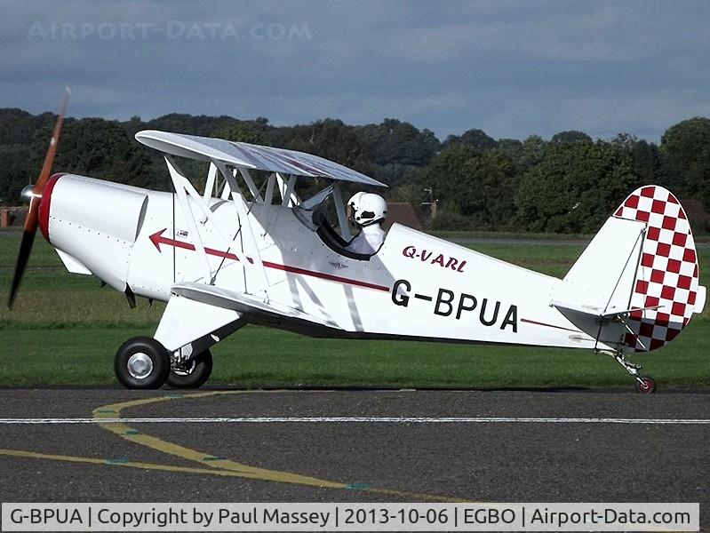 G-BPUA, 1986 EAA Biplane C/N SAAC-O2, Based when shot. EX:-EI-BBF.