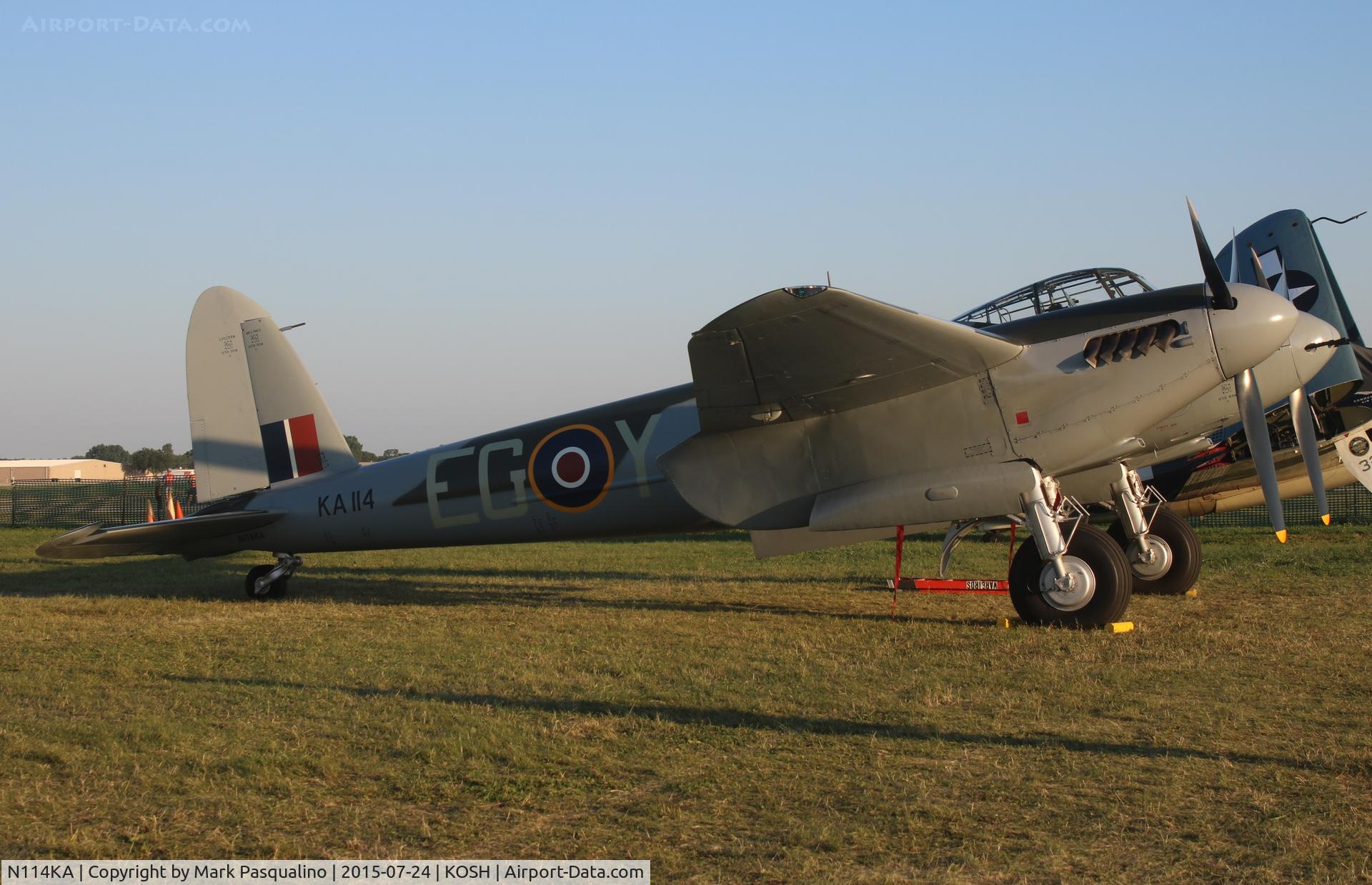 N114KA, 1945 De Havilland Mosquito FB.26 C/N KA114, De Havilland FB.26