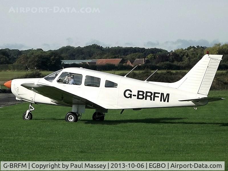 G-BRFM, 1979 Piper PA-28-161 C/N 287916279, Based when photographed. EX:-N2234P. Westbeach Aviation Ltd.