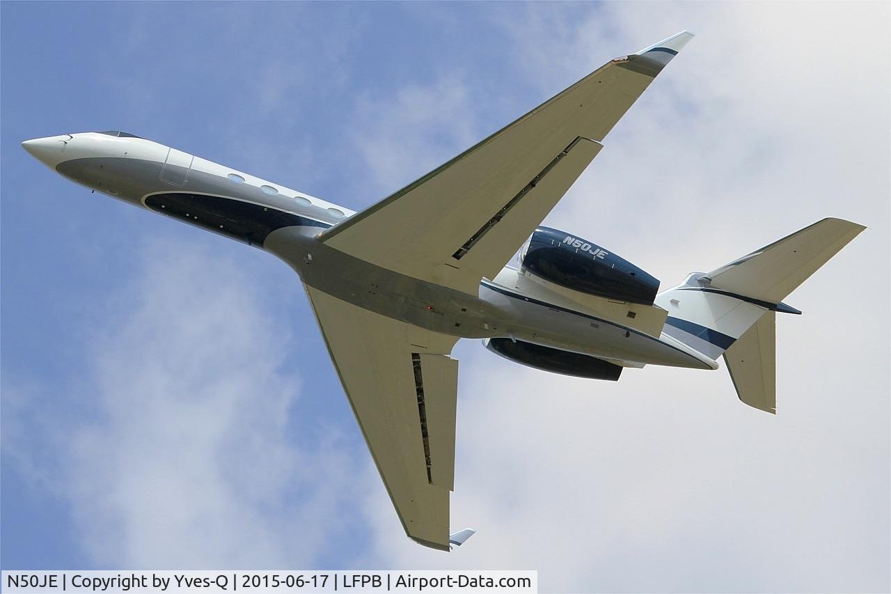 N50JE, 1999 Gulfstream G-V C/N 567, Gulfstream Aerospace G-V Gulfstream V, Take off rwy 25, Paris-Le Bourget airport (LFPB-LBG)