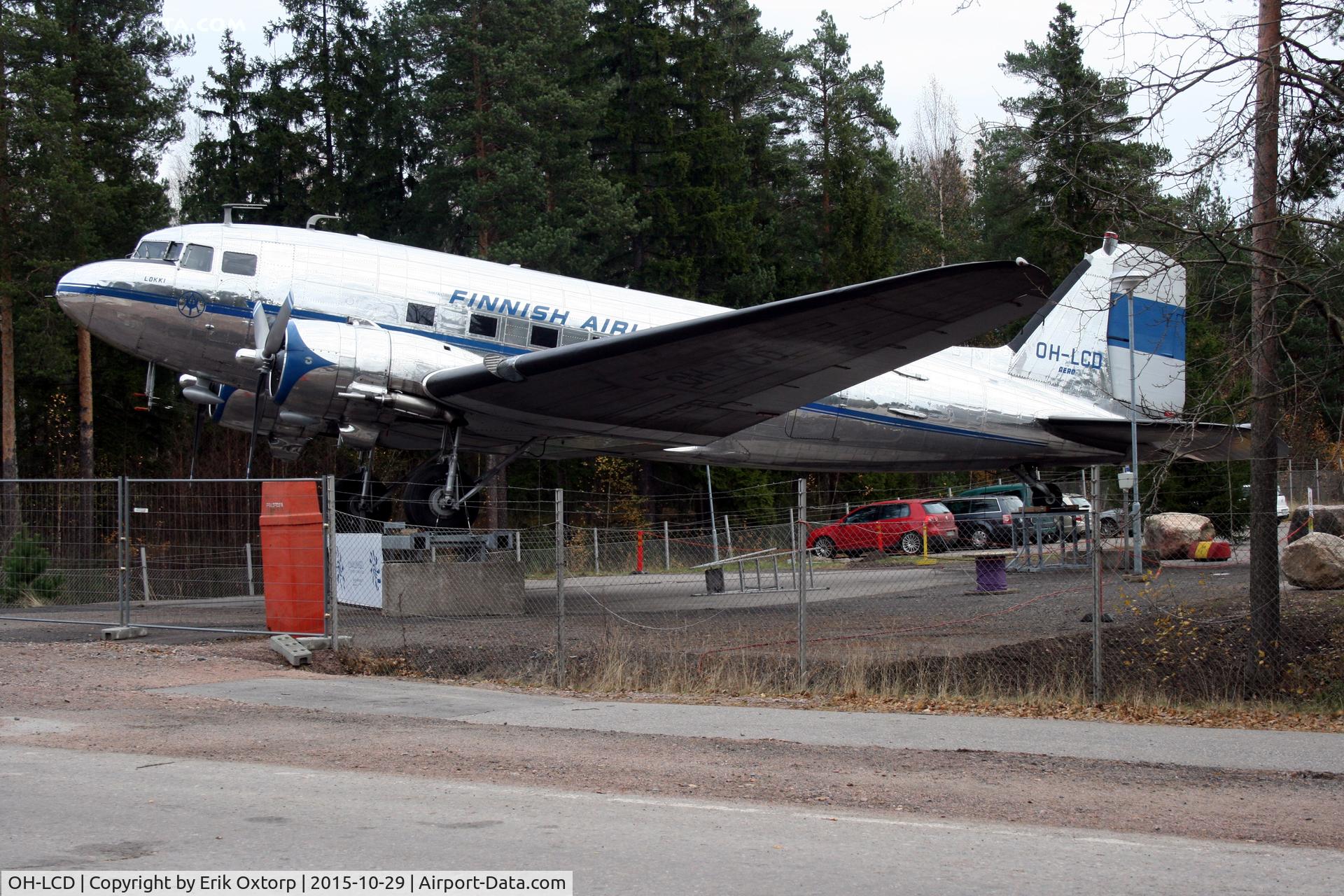 OH-LCD, 1943 Douglas C-47A-75-DL C/N 19309, OH-LCD at the HELAir Museum next to Vantaa airport