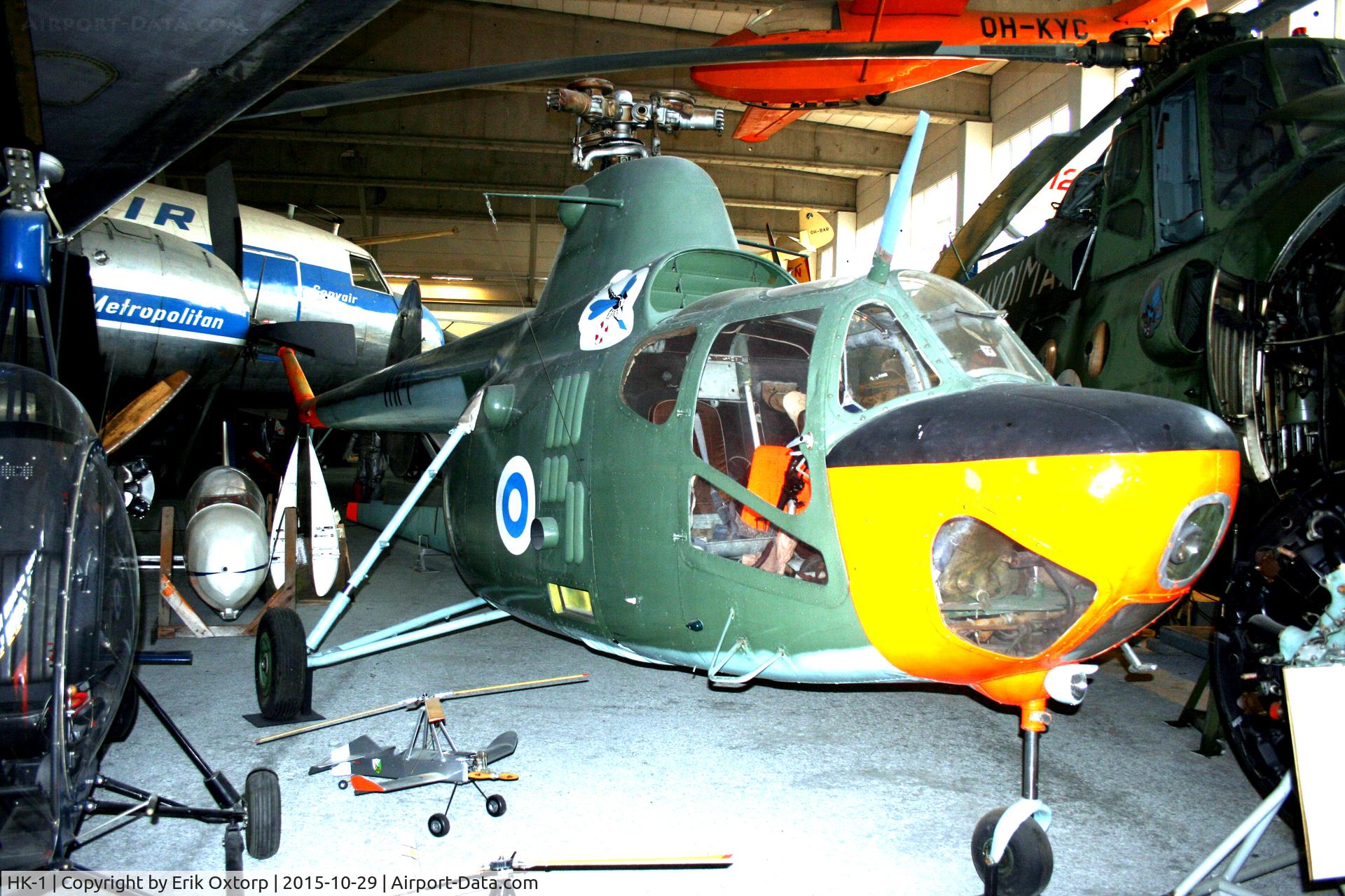 HK-1, 1960 PZL-Swidnik SM-1-600 C/N A07029, HK-1 at the HEL Air Museum near Vantaa Airport