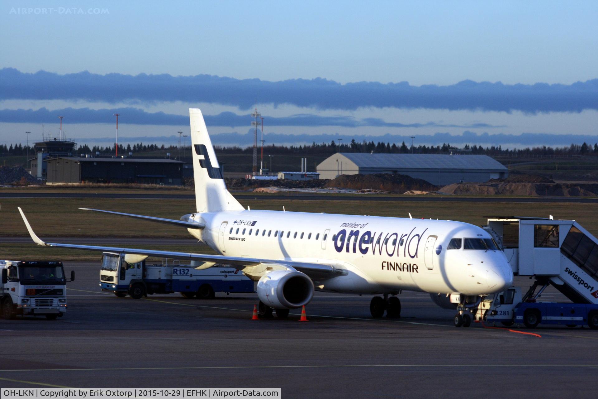 OH-LKN, 2009 Embraer 190LR (ERJ-190-100LR) C/N 19000252, OH-LKN in HEL