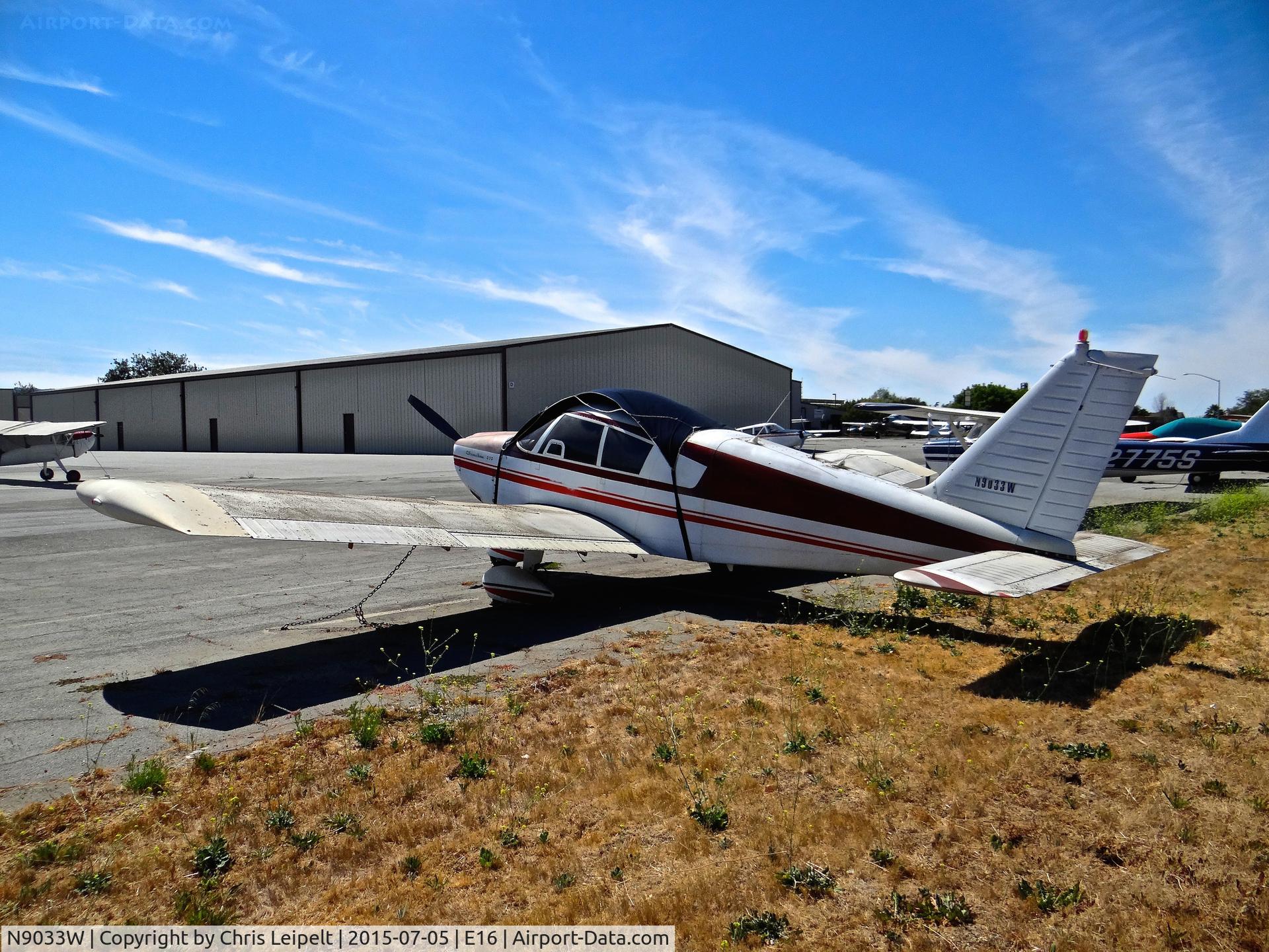 N9033W, 1965 Piper PA-28-235 C/N 28-10625, Locally-based 1965 Piper PA-28-235 sitting on the ramp at South County Airport, San Martin, CA. Clearly it's been sitting for quite some time.