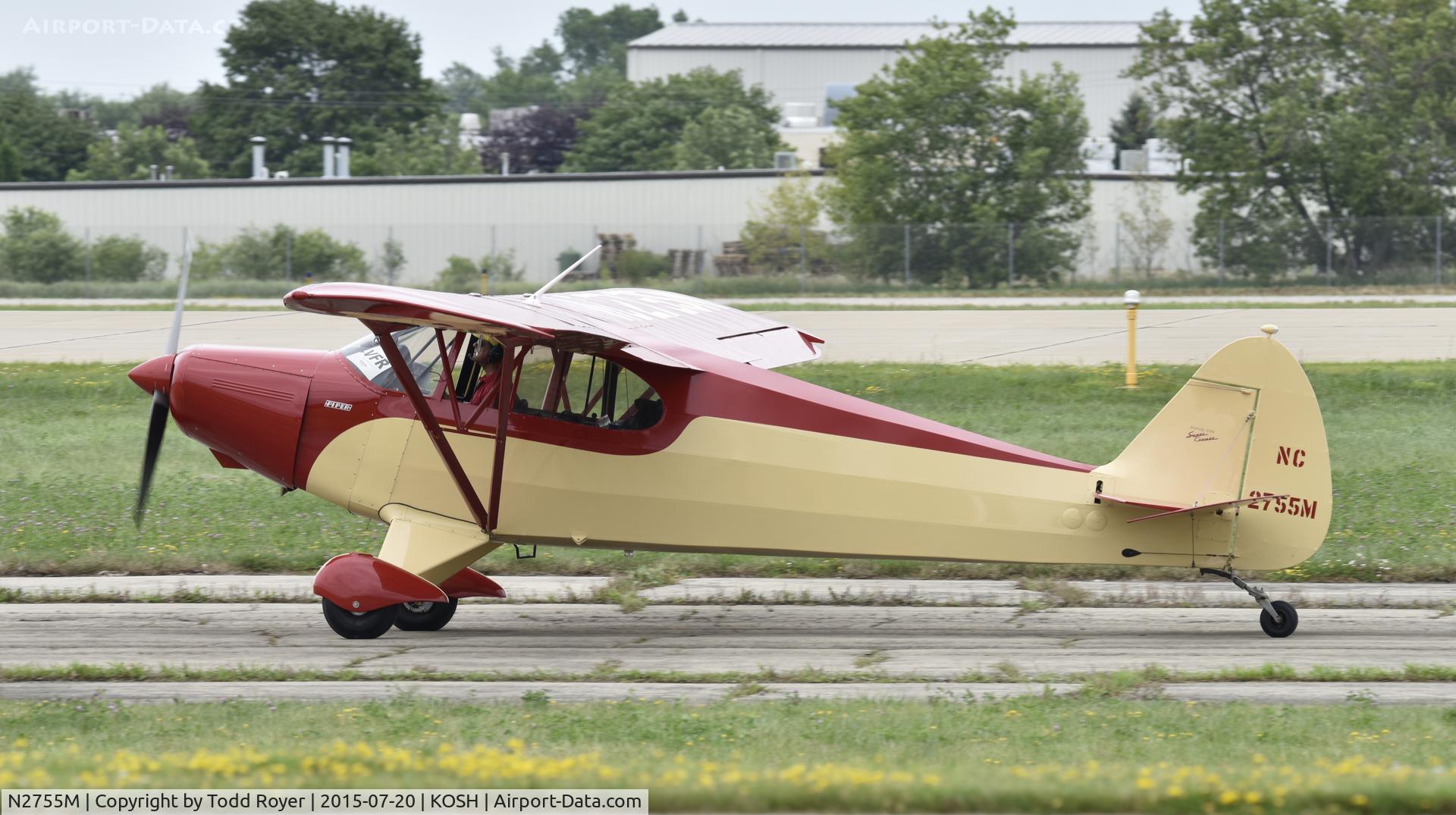 N2755M, 1946 Piper PA-12 Super Cruiser C/N 12-1240, Airventure 2015