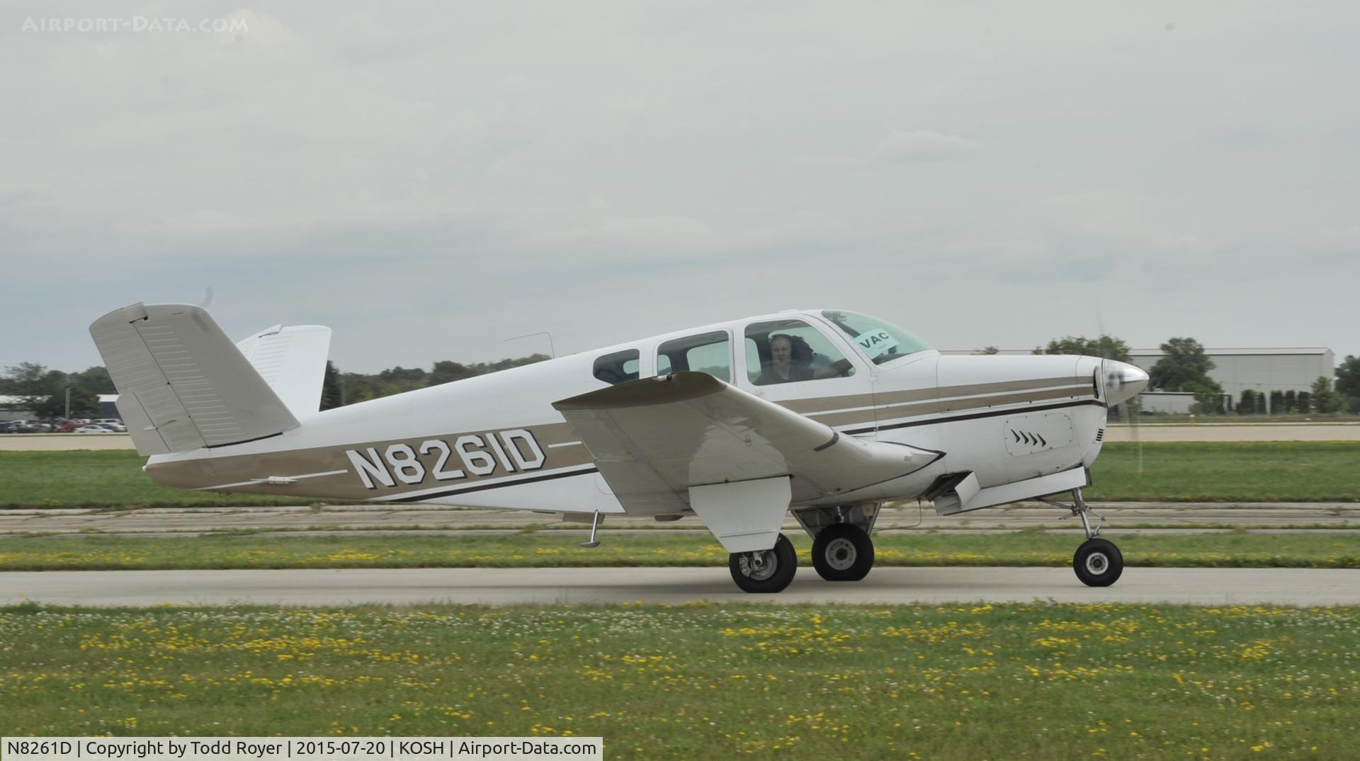 N8261D, 1957 Beech J35 Bonanza C/N D-5366, Airventure 2015