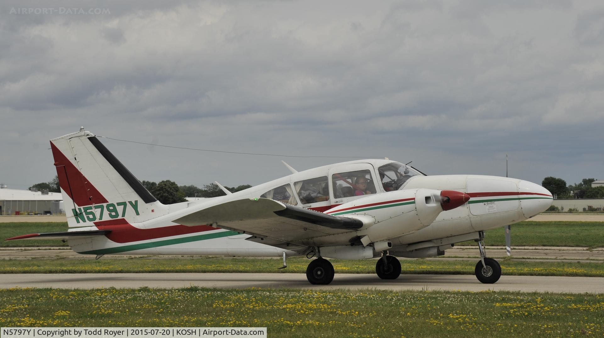 N5797Y, 1965 Piper PA-23-250 Aztec C/N 27-2927, Airventure 2015