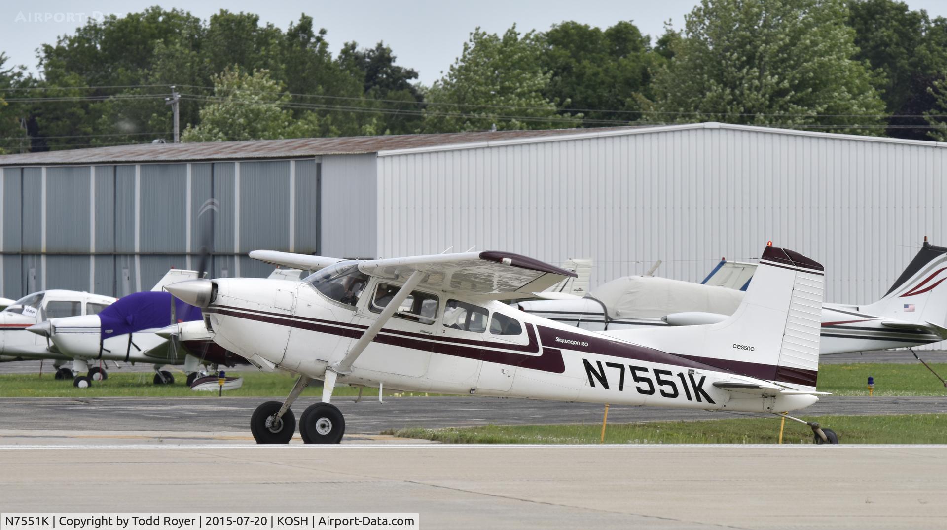 N7551K, 1976 Cessna 180J C/N 18052672, Airventure 2015