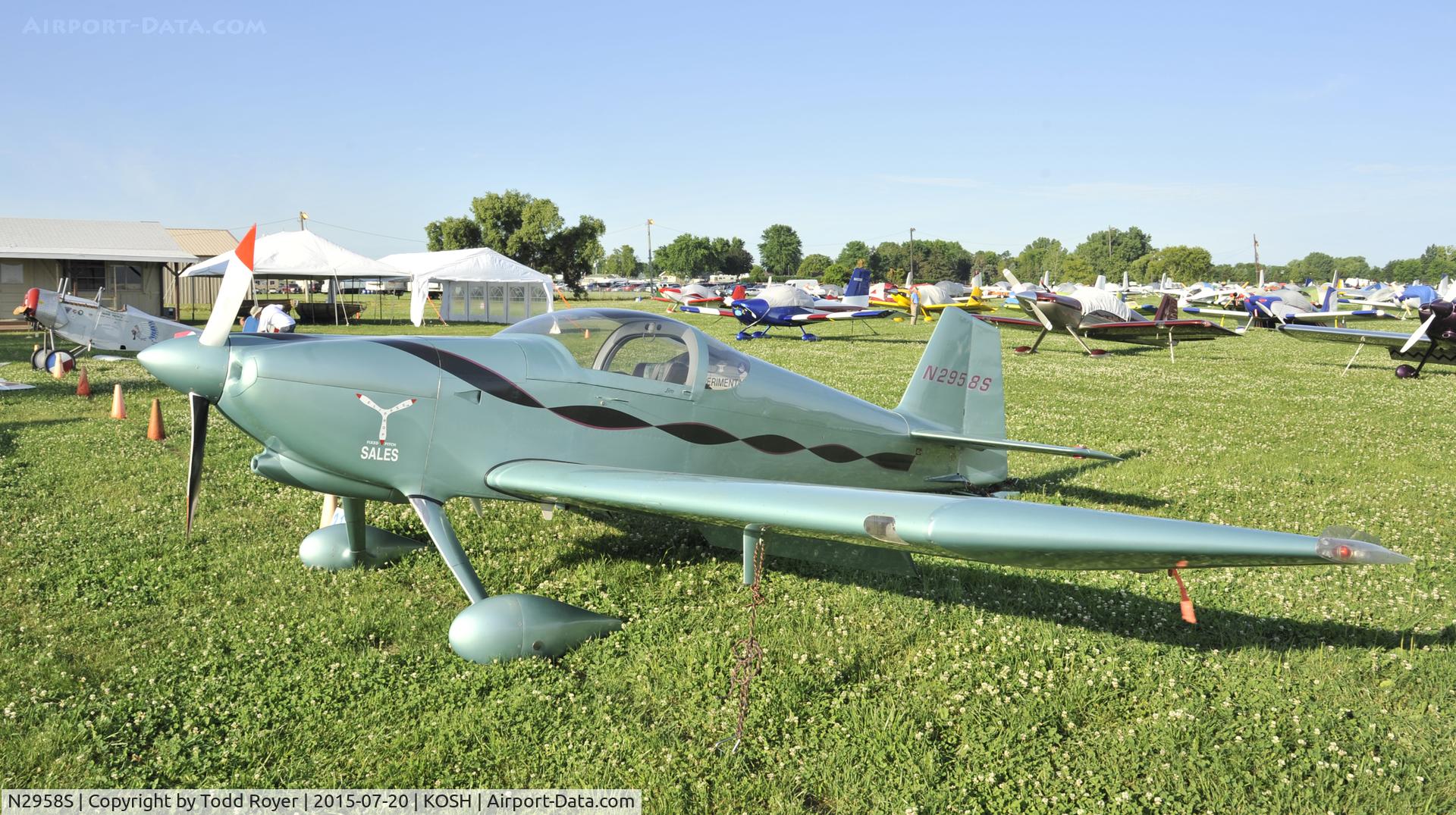 N2958S, 1998 Vans RV-6 C/N 23600, Airventure 2015