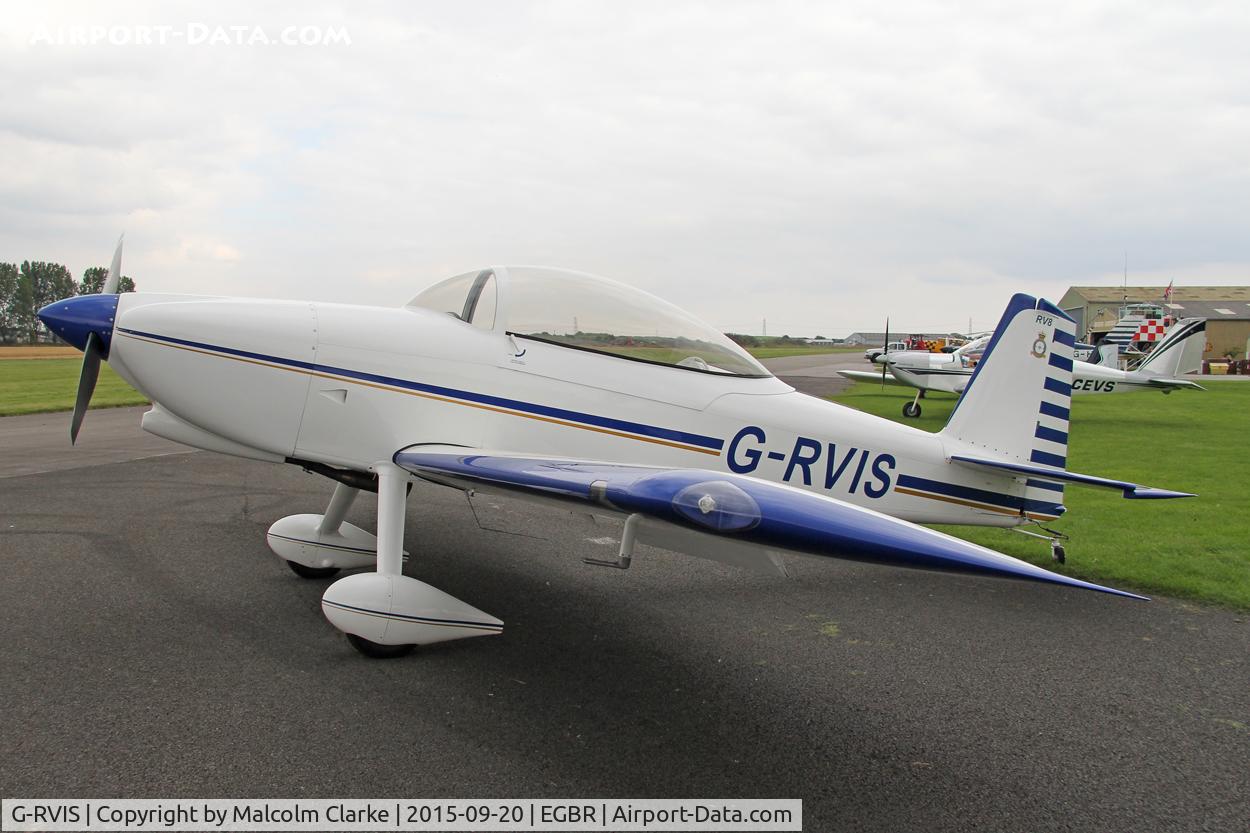 G-RVIS, 2003 Vans RV-8 C/N PFA 303-14031, Vans RV-8 at The Real Aeroplane Club's Helicopter Fly-In, Breighton Airfield, September 20th 2015.