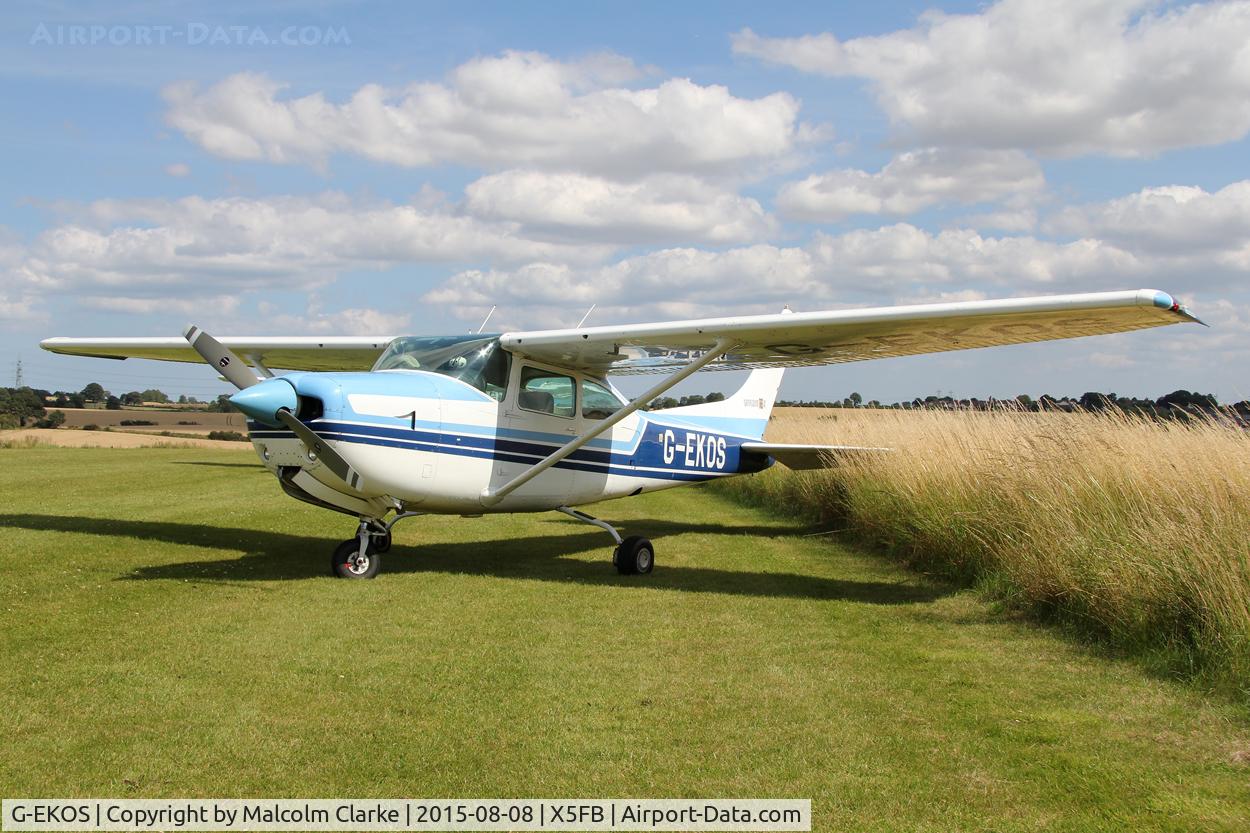 G-EKOS, 1978 Reims FR182 Skylane RG C/N 0017, Reims FR182, Fishburn Airfield, August 8th 2015.