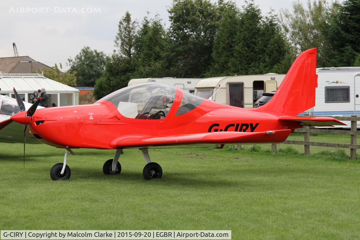 G-CIRY, 2015 Evektor EV-97 Eurostar SL C/N 2015-4222, Evektor-Aerotechnik EV-97 Eurostar SL at The Real Aeroplane Company's Helicopter Fly-In, Breighton Airfield, September 20th 2015.
