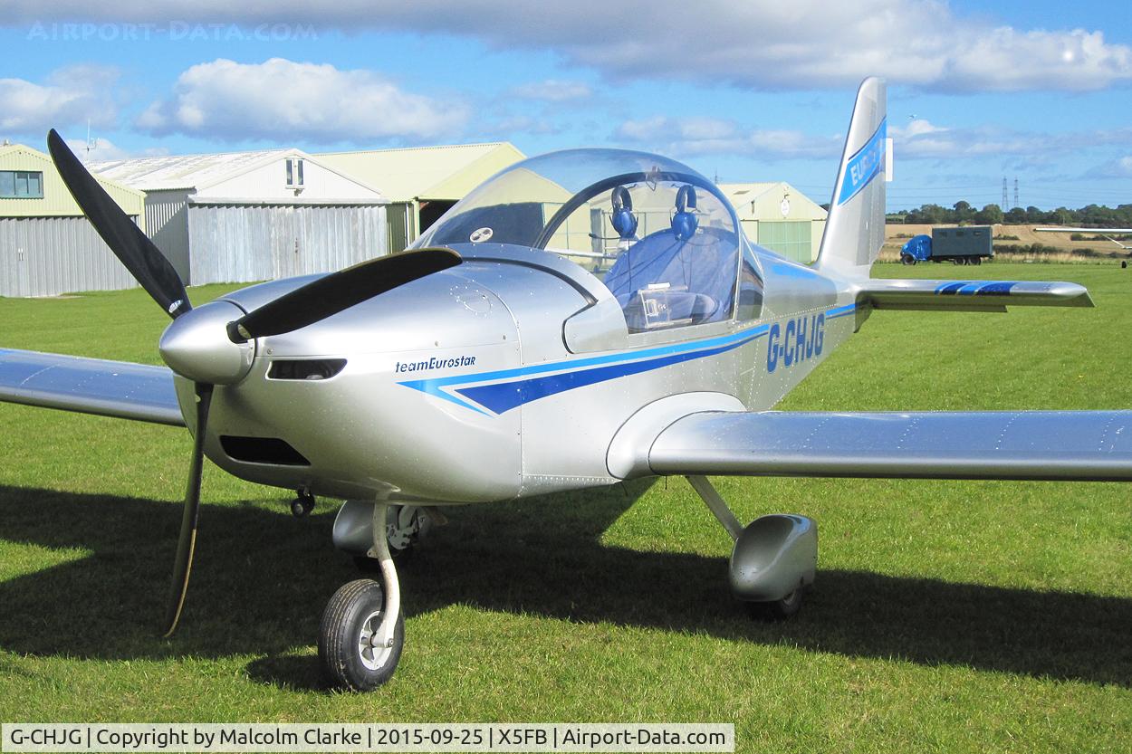 G-CHJG, 2012 Cosmik EV-97 TeamEurostar UK C/N 3938, Cosmik EV-97 TeamEurostar UK, Fishburn Airfield, September 25th 2015.