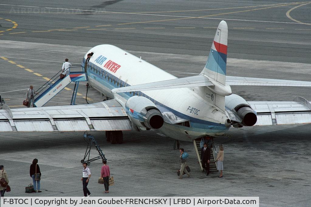 F-BTOC, 1973 Aerospatiale SE-210 Caravelle 12 C/N 278, Air Inter