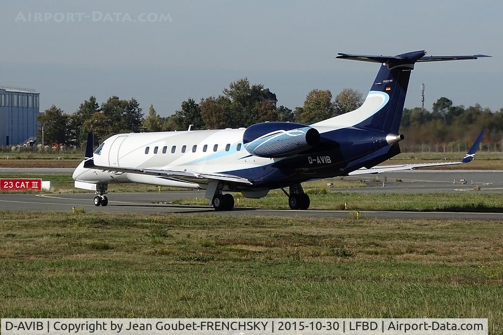 D-AVIB, 2009 Embraer EMB-135BJ Legacy C/N 14501109, Vibro Air Flugservice to runway 23