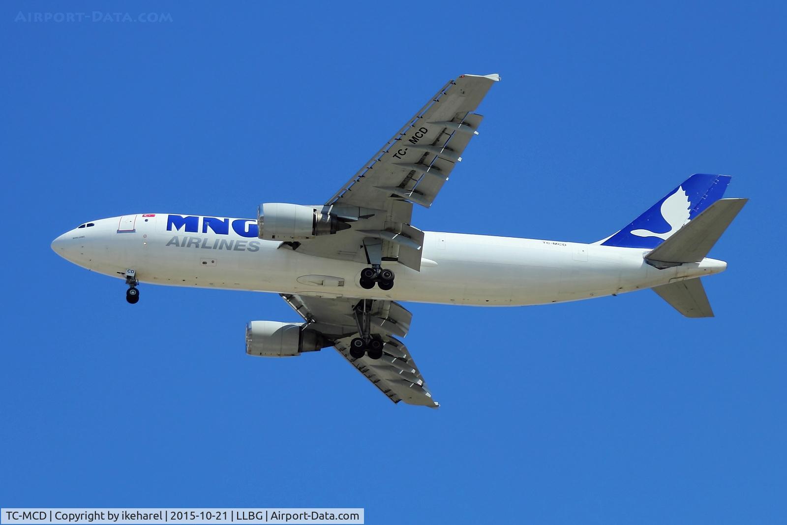 TC-MCD, 1989 Airbus A300F4-605R C/N 521, Freight flight from Istanbul.