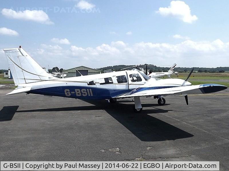 G-BSII, 1980 Piper PA-34-200T Seneca II C/N 34-8070336, Resident Aircraft. EX:-N8253N.