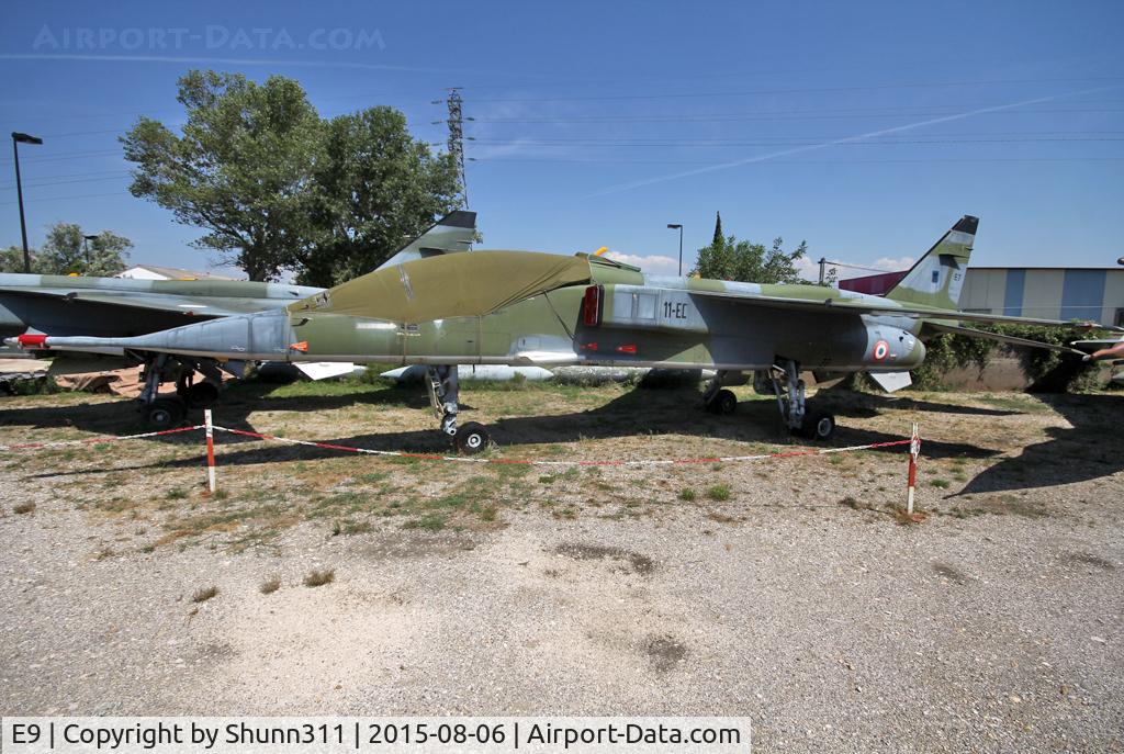 E9, Sepecat Jaguar E C/N E9, Preserved inside Tournaire Museum...