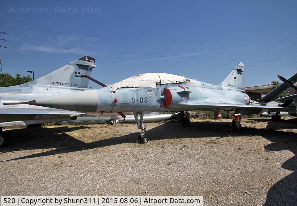 520, Dassault Mirage 2000B C/N 247, Now preserved inside Tournaire Museum
