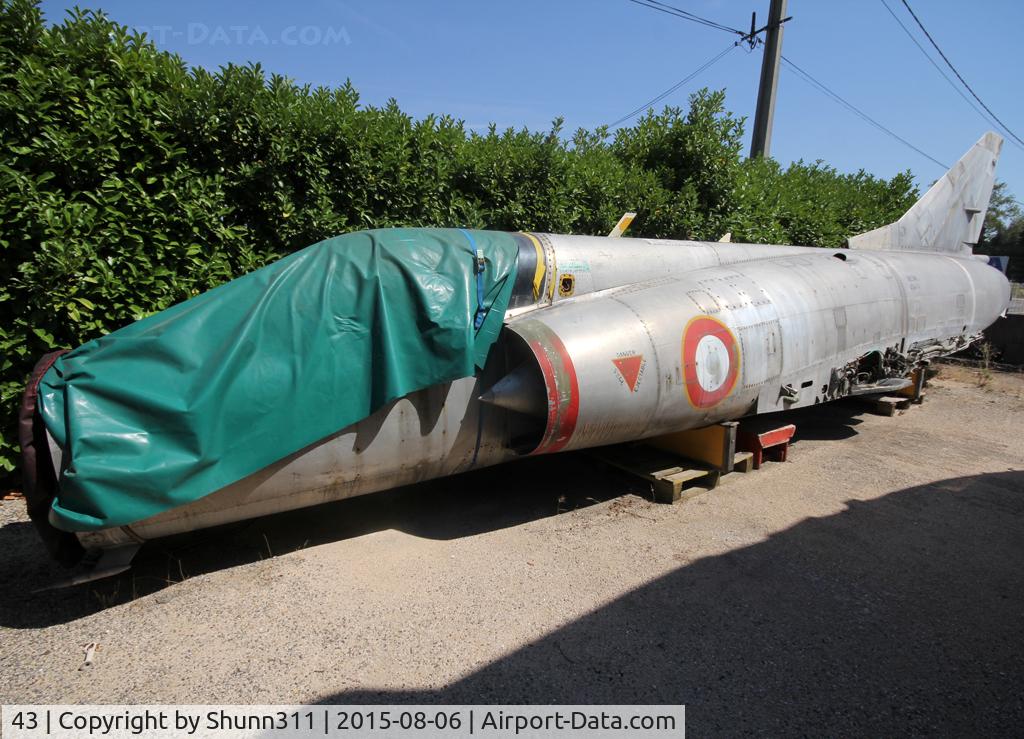 43, Dassault Mirage IIIC C/N 43, Stored inside Tourniaire Museum...