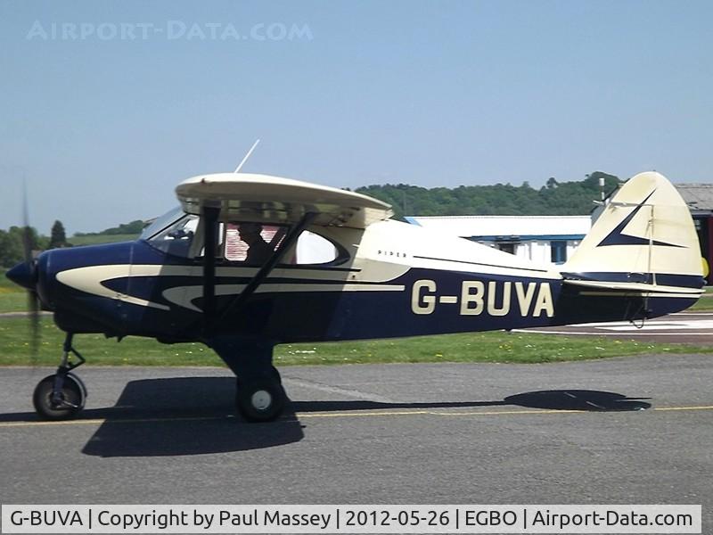 G-BUVA, 1959 Piper PA-22-135 Tri-Pacer C/N 22-1301, @ Halfpenny Green. EX:-N8626C.