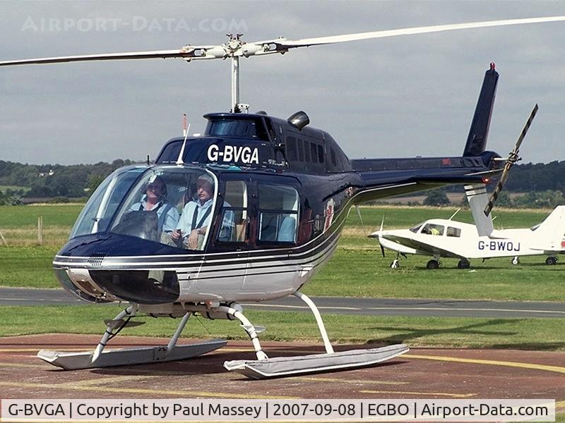 G-BVGA, 1980 Bell 206B JetRanger III C/N 2922, Findon Air Services Ltd. EX:-N54AJ,VH-SBC(3)