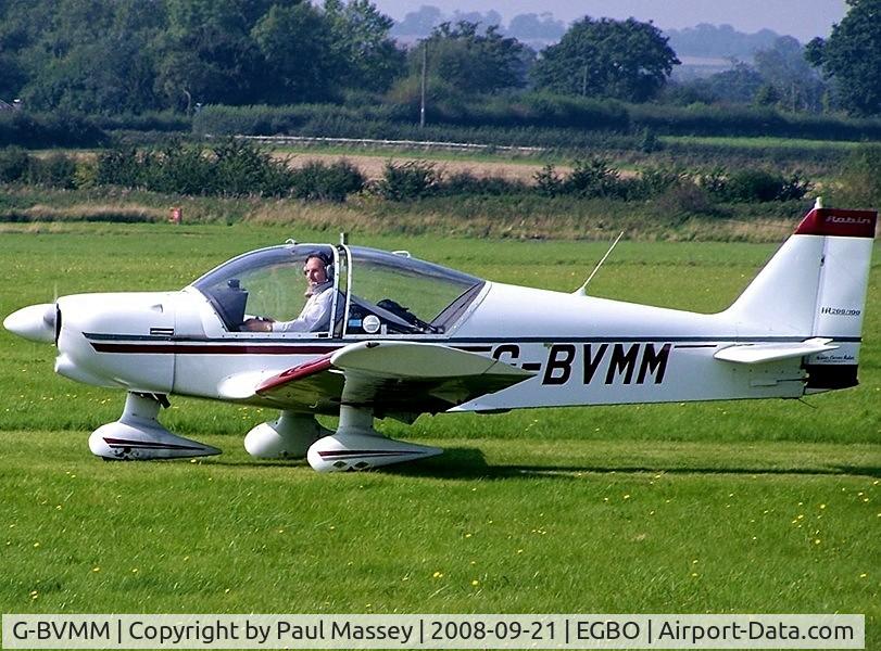 G-BVMM, 1974 Robin HR-200-100 Club C/N 41, @ EGBO. EX:-F-BVMM. Gloster Aero Group.