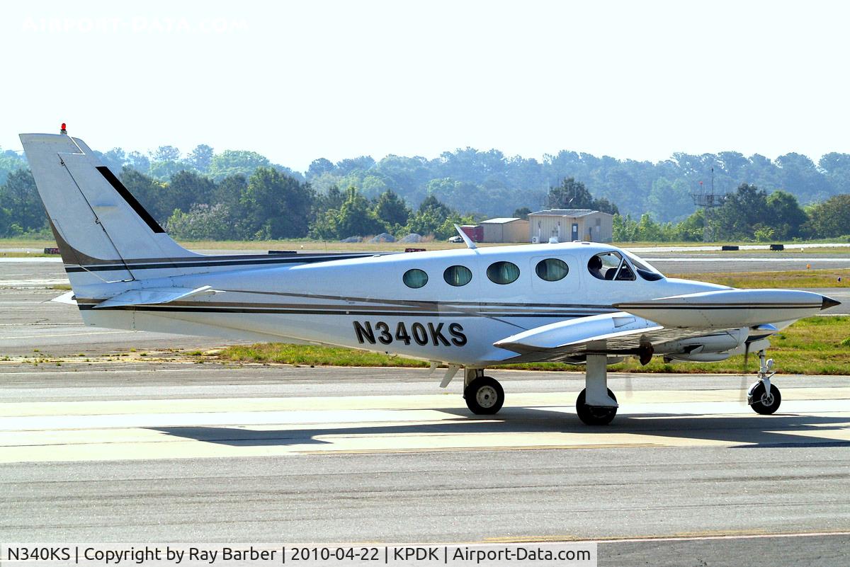N340KS, 1981 Cessna 340A C/N 340A1501, Cessna 340A [340A-1501] Atlanta-Dekalb Peachtree~N 22/04/2010