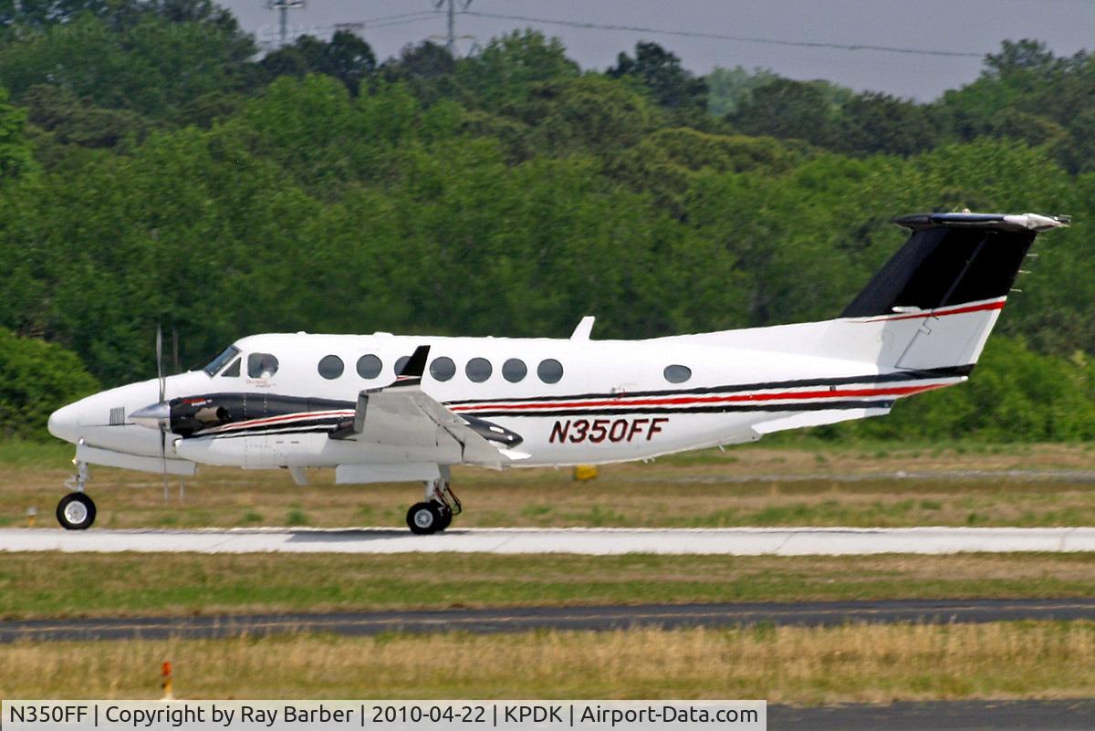 N350FF, Hawker Beechcraft 350 King Air (B300) C/N FL-669, Beech 350 Super King Air [FL-669] Atlanta-Dekalb Peachtree~N 22/04/2010