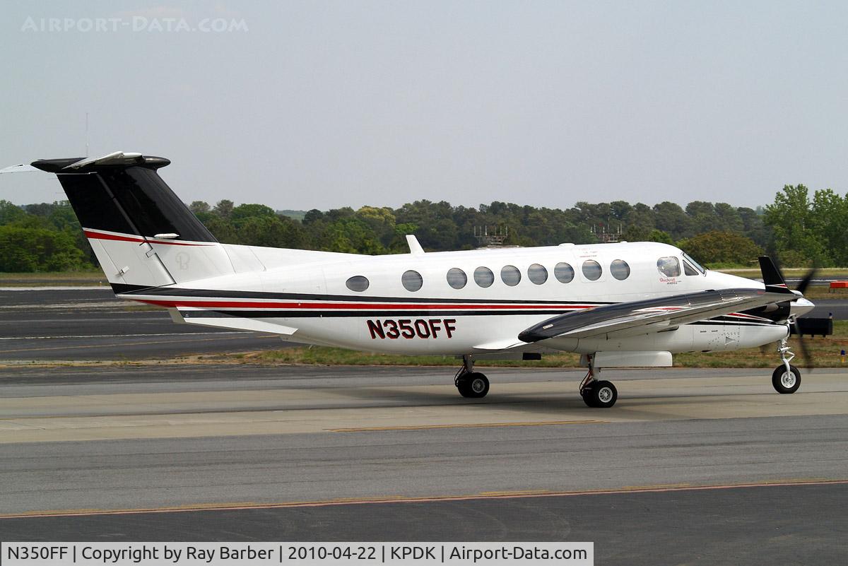 N350FF, Hawker Beechcraft 350 King Air (B300) C/N FL-669, Beech 350 Super King Air [FL-669] Atlanta-Dekalb Peachtree~N 22/04/2010