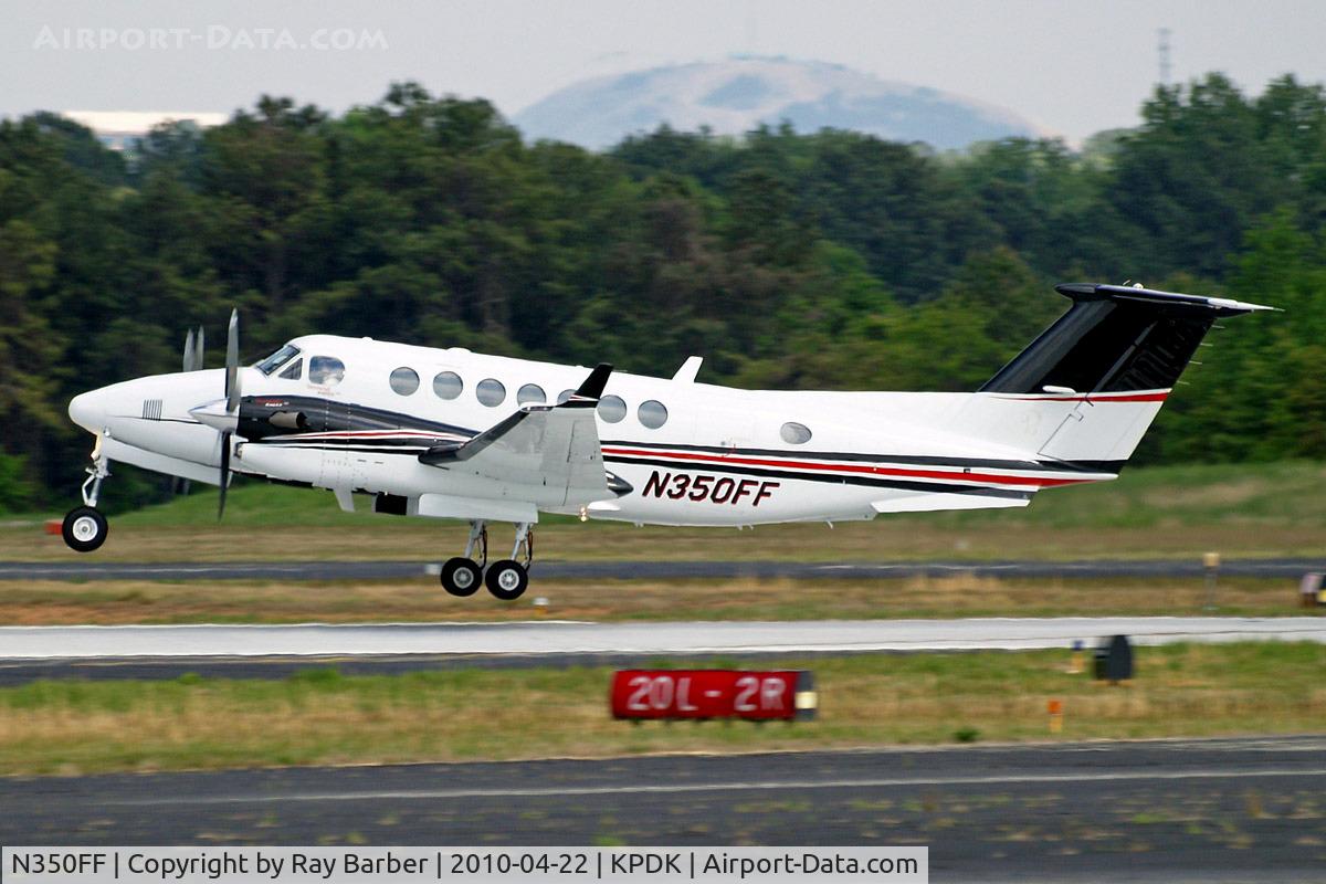 N350FF, Hawker Beechcraft 350 King Air (B300) C/N FL-669, Beech 350 Super King Air [FL-669] Atlanta-Dekalb Peachtree~N 22/04/2010