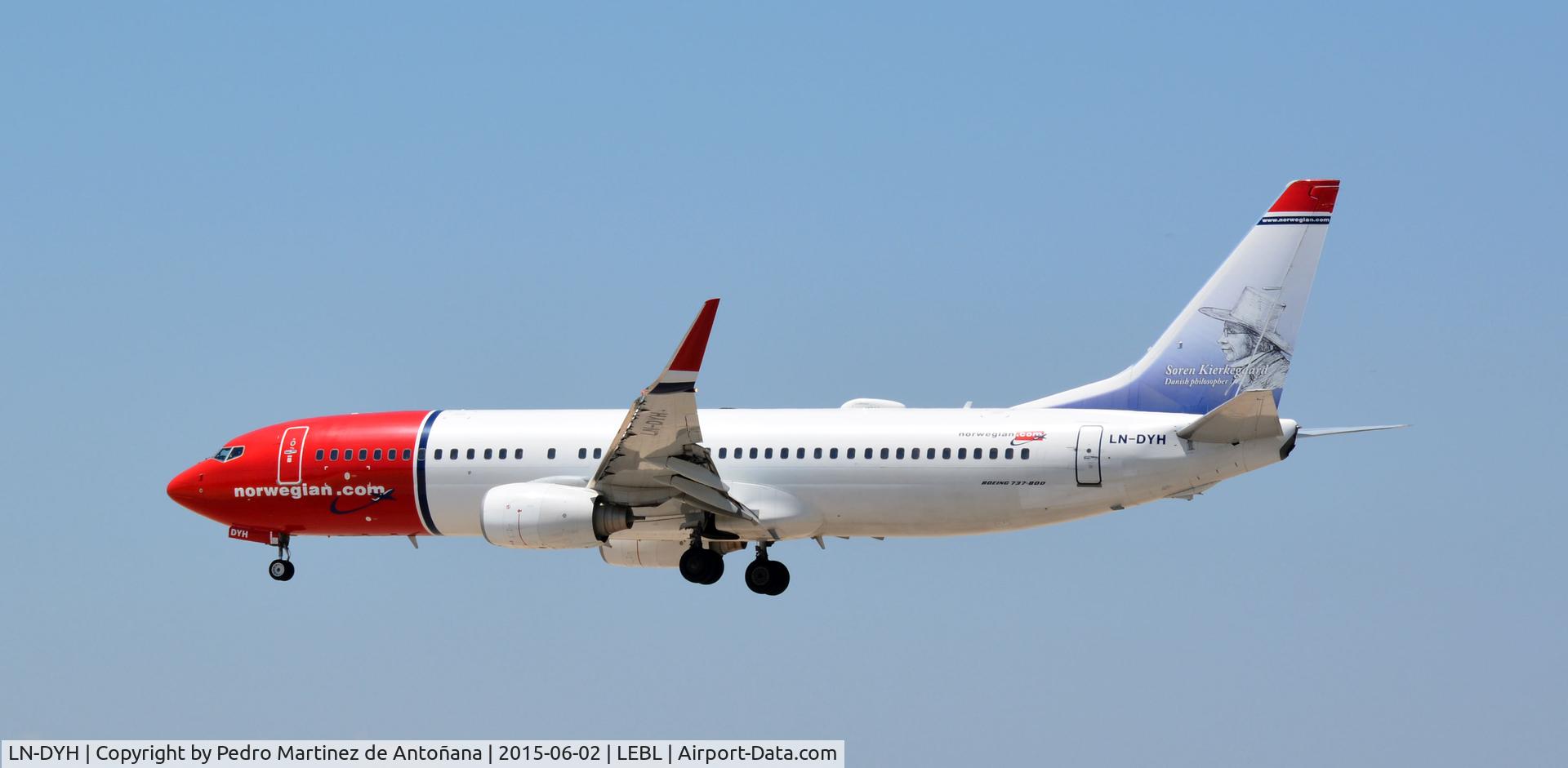 LN-DYH, 2010 Boeing 737-8JP C/N 40865, El Prat  Barcelona - España