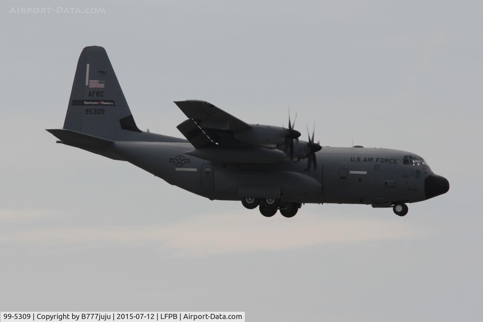 99-5309, 1999 Lockheed WC-130J Hercules C/N 382-5501, at Le Bourget for SIAE 2015