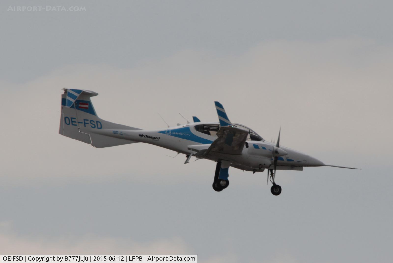 OE-FSD, Diamond DA-42M-NG Twin Star C/N 42.MN006, at Le Bourget for SIAE 2015