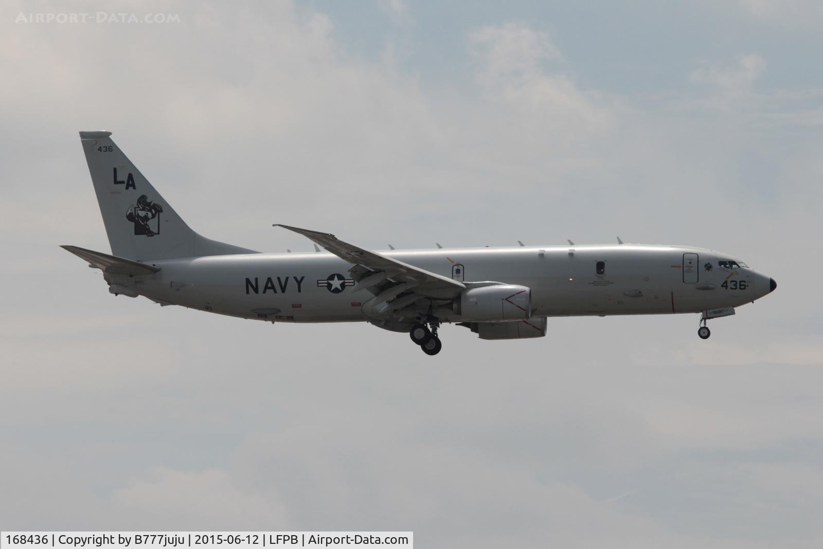 168436, 2012 Boeing P-8A Poseidon C/N 40816, at Le Bourget for SIAE 2015