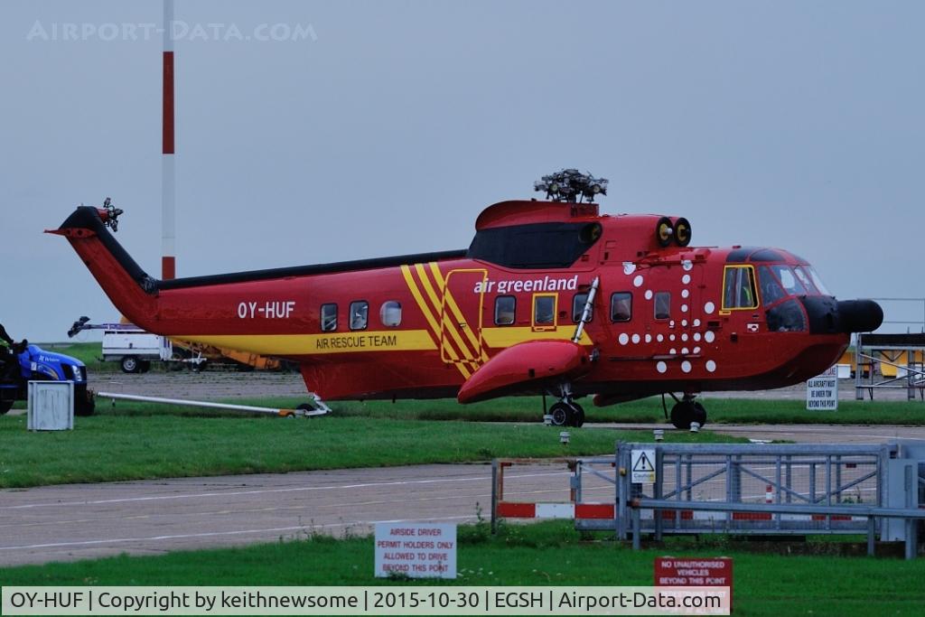 OY-HUF, 1979 Sikorsky S-61N C/N 61-822, Fresh out of re-spray.