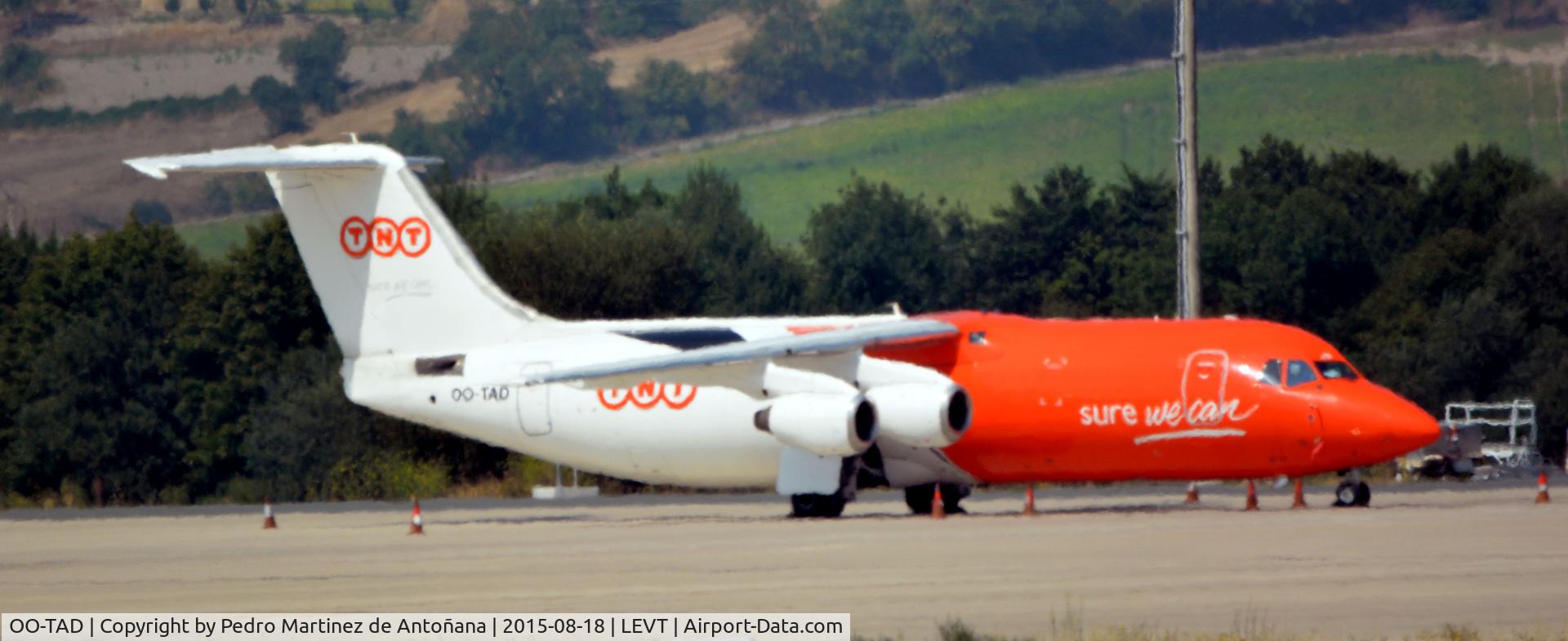 OO-TAD, 1990 British Aerospace BAe.146-300 C/N E3166, Foronda Vitoria-Gasteiz  - España